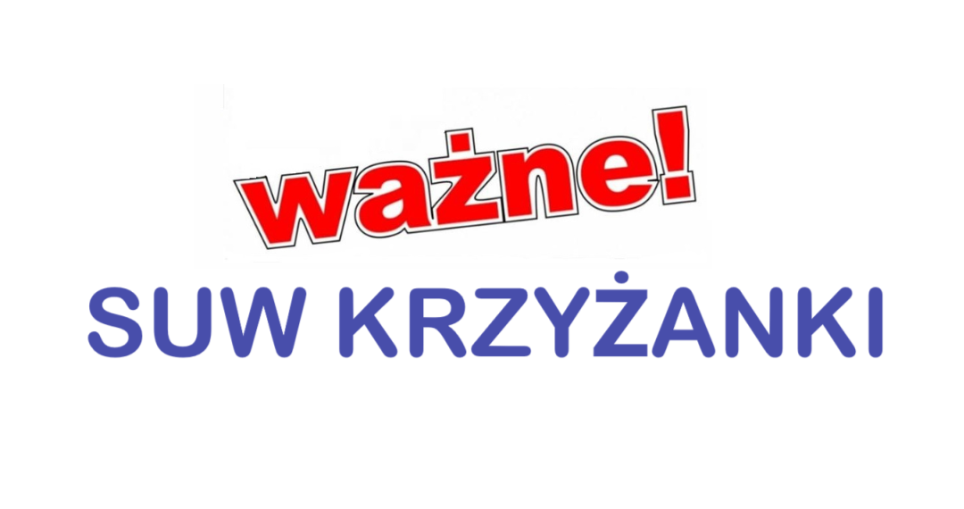 Woda na&nbsp;SUW Krzyżanki zdatna do&nbsp;picia