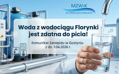 Woda z&nbsp;wodociągu Florynki jest zdatna do&nbsp;picia!
